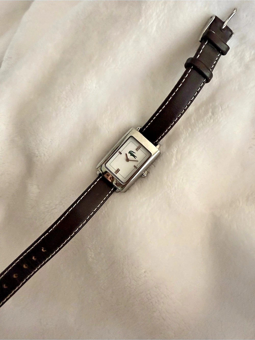 Lacoste Rectangular woman’s Watch in Brown & Silver - Picture 2 of 3